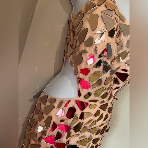 Primavera size 00 rose gold one shoulder.. worn once - Picture 3 of 3